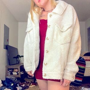 White Teddy Coat
